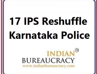 17 IPS Reshuffle in Karnataka Police