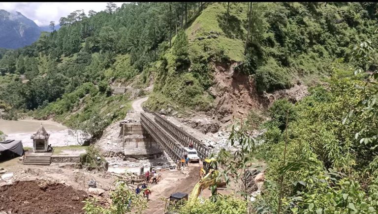 BRO constructs 180-feet bailey bridge