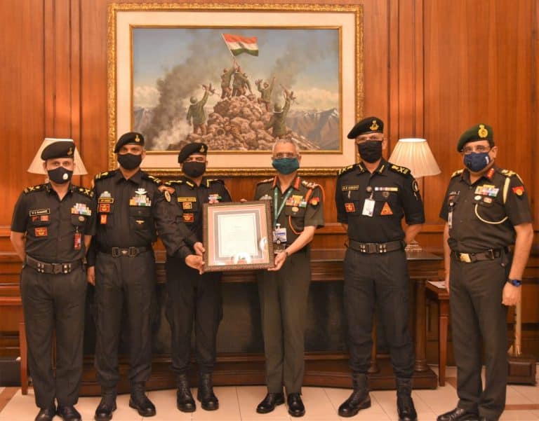 COAS Unit Appreciation to 51 Special Action Group of NSG