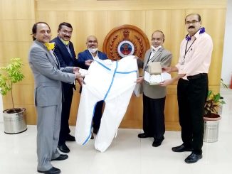Launching of Pavitrapati Ayurvedic Biodegradable Face Mask and Anti-Microbial Body Suit Named “Aushada Tara