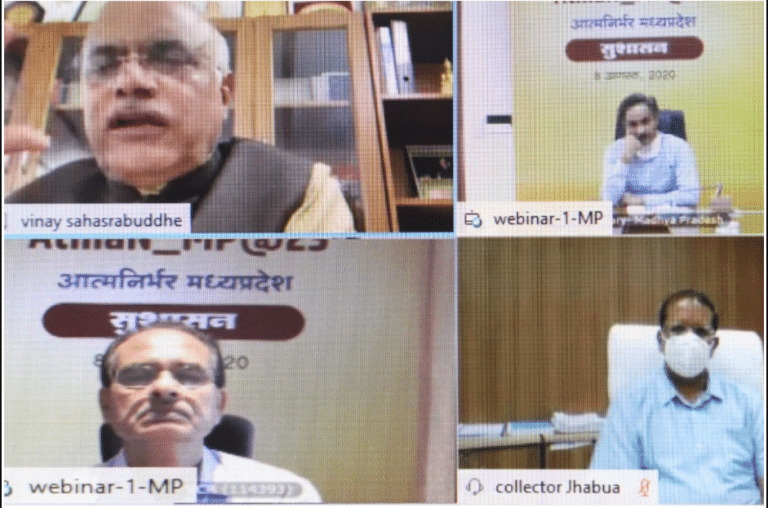 Minister of Education virtually participates in webinar ‘AtmaNirbhar Madhya Pradesh – Health