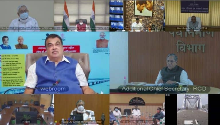 Nitin Gadkari dedicates refurbished upstream carriageway of Mahatma Gandhi Setu