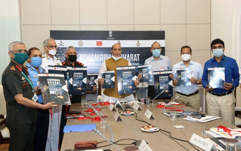 Raksha Mantri highlights Atmanirbhar Bharat initiatives