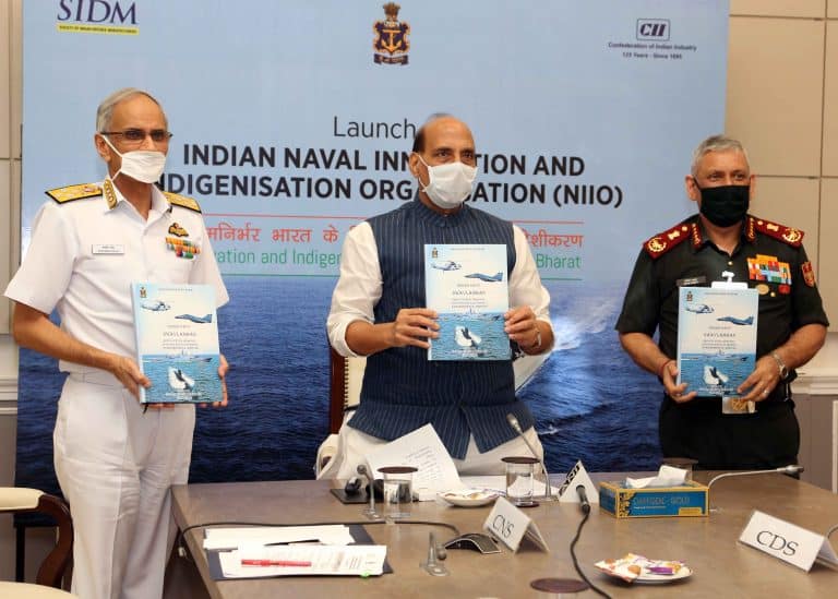 Raksha Mantri launches Naval Innovation & Indigenisation Organisation