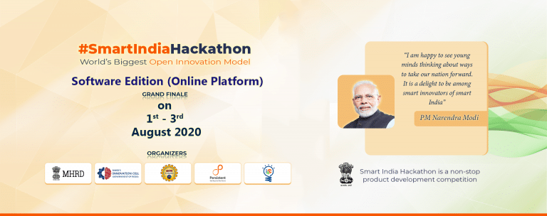 The Grand Finale of Smart India Hackathon 2020 begins