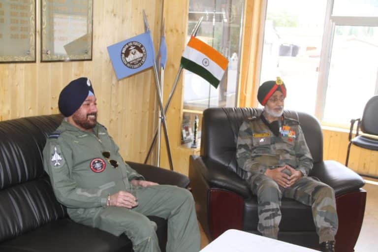 Visit of Vice Chief of Air Staff to Forward Bases in Ladakh Region