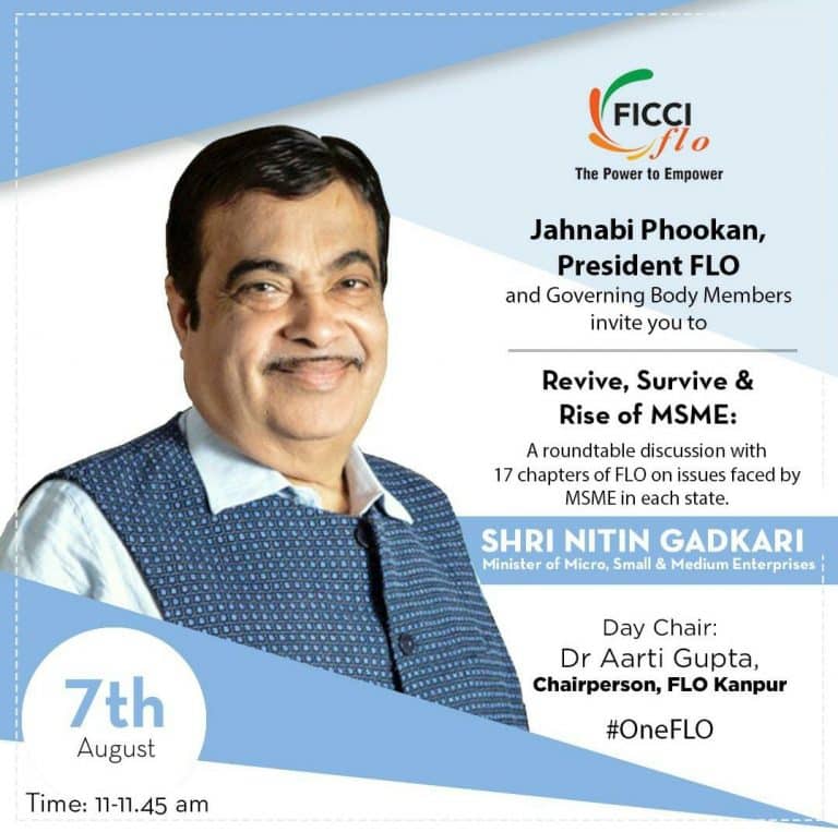 nitin gadkari flo msme
