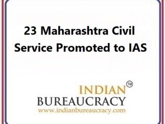 23 Promotions from State Civil Service to IAS Cadre in Maharashtra