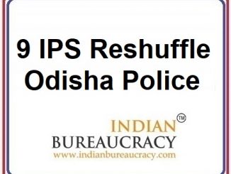 9 IPS Transfer in Odisha Police