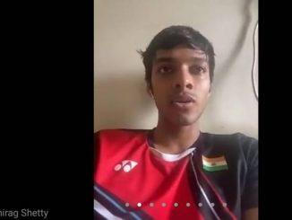 Badminton star Chirag Shetty