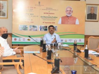 Dharmendra Pradhan dedicates 56 CNG stations to the nation