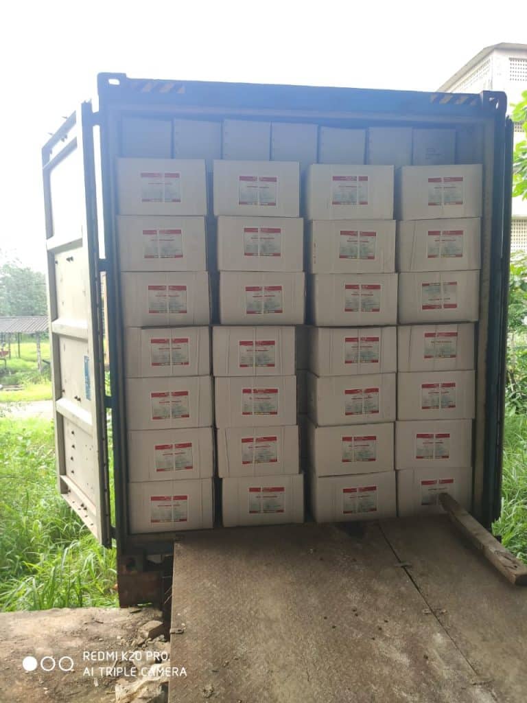 HIL ( India) Limited supplied 114.2 MT of DDT to Zambia for Malaria