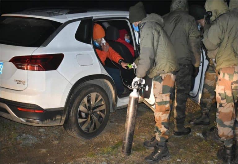 Indian Army rescues Chinese Citizens in North Sikkim
