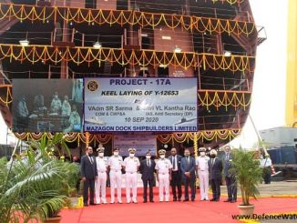 Keel laid for the third stealth frigate of Project 17A