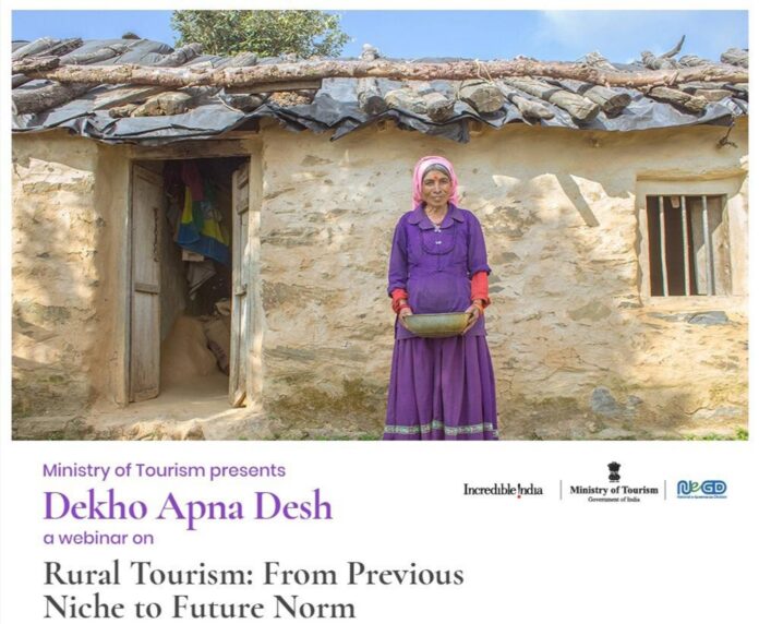 Ministry of Tourism organises Dekho Apna Desh Webinar Series on Rural Tourism