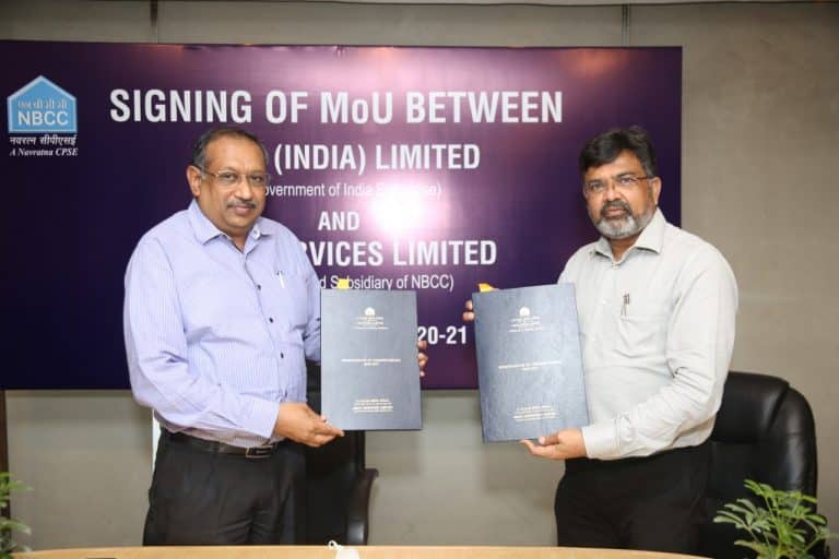 NBCC Services Ltd. Signed MoU with NBCC
