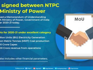NTPC signs MoU with Government; Targets Rs 98,000 crore