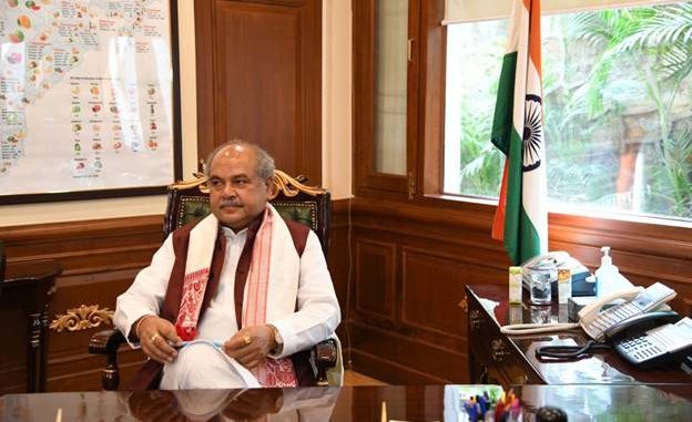 Narendra Singh Tomar assumes charge as Minister of Food Processing