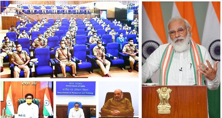 PM interacts with IPS Probationers
