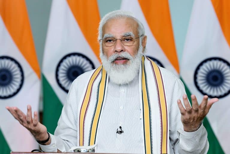 Prime Minister, Narendra Modi addressing a Conclave on School Education in 21st Century under the National Education Policy 2020