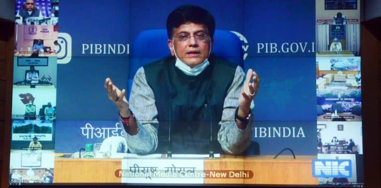 Piyush Goyal addresses the ACMA annual session