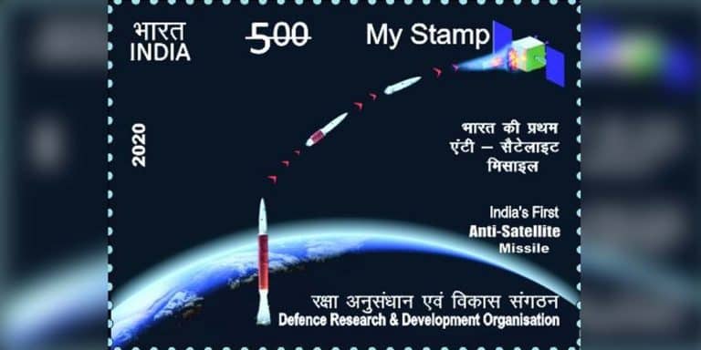 Postage Stamp released on A-SAT India’s First Anti Satellite Missile