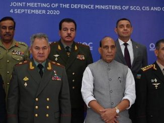 Raksha Mantri Shri Rajnath Singh addresses Combined Meeting of Defence Ministers of SCO, CSTO & CIS Member