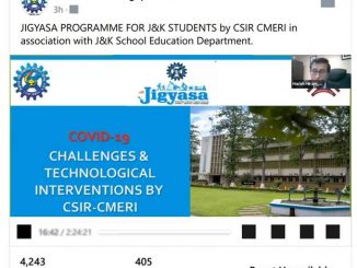 Webinar on Scientific & Technological Interventions by CSIR-CMERI