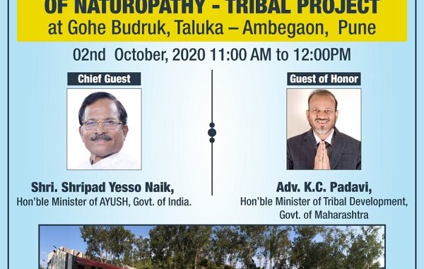 AYUSH Minister to inaugurate Naturopathy project for Tribal Healthcare