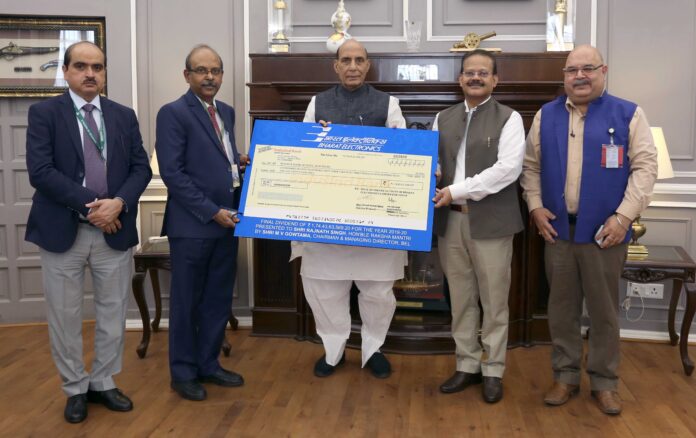 BEL dividend cheque