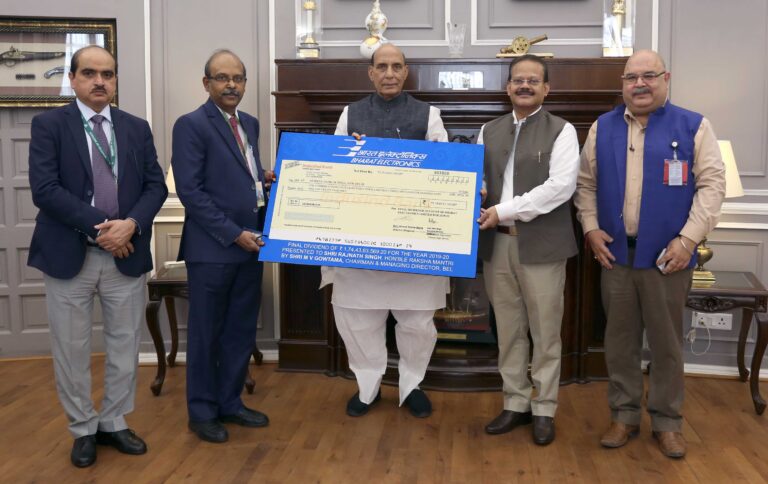 BEL dividend cheque