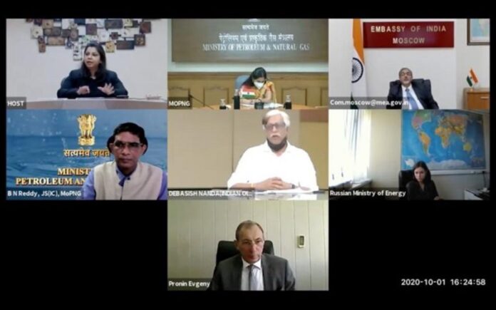 First ever India-Russia Webinar on Use of Natural Gas