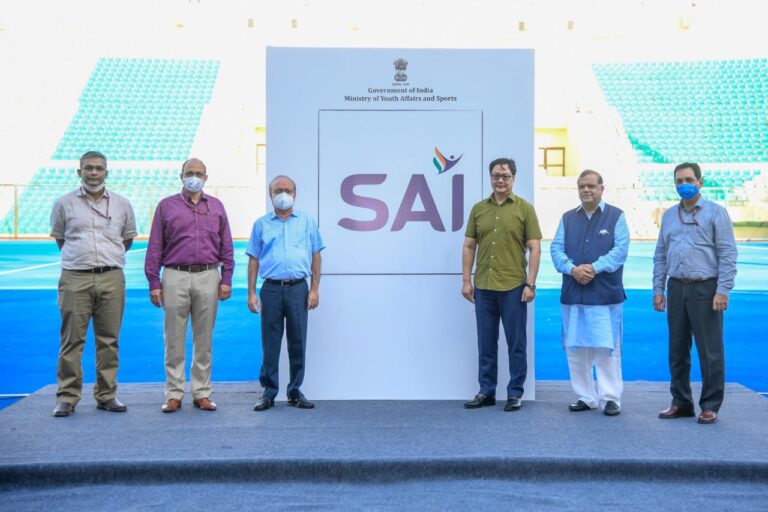 Kiren Rijiju launches Sports Authority of India’s new logo