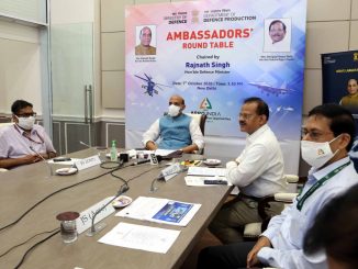 Raksha Mantri Shri Rajnath Singh chairs Ambassadors’ Round-table Virtual Conference on Aero India