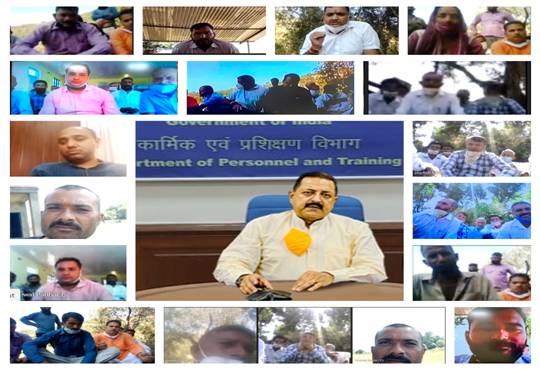 dr jitendra singh interacts