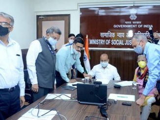 Thaawarchand Gehlot e-launches “Ambedkar Social Innovation & Incubation