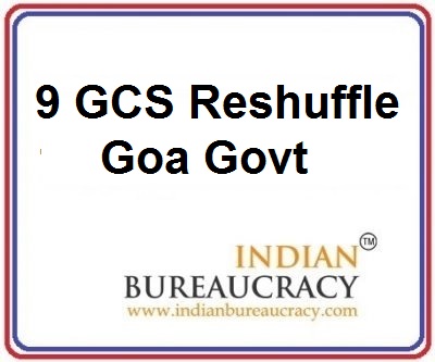 9 GCS Transfer in Goa Govt