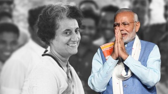 PM Modi pays tribute to former PM Smt. Indira Gandhi