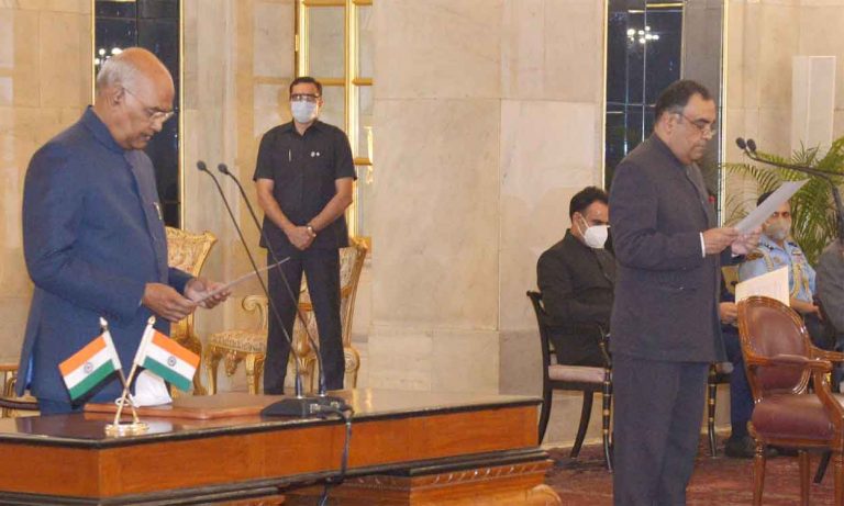 Yashvardhan Kumar Sinha as Chief Information Commissioner