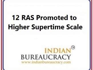12 RAS promoted to Higher Supertime Scale