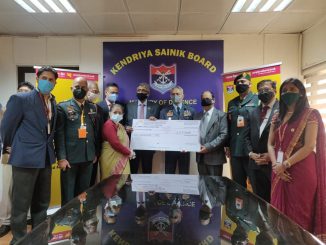 CGM, Vivek Jha presented donation cheque