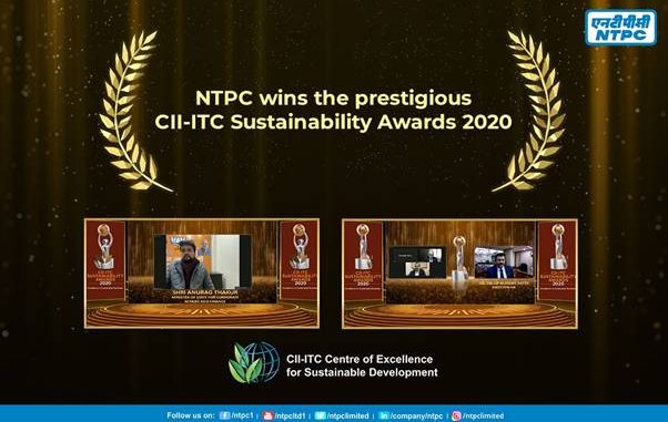 NTPC wins prestigious CII-ITC Sustainability Awards 2020