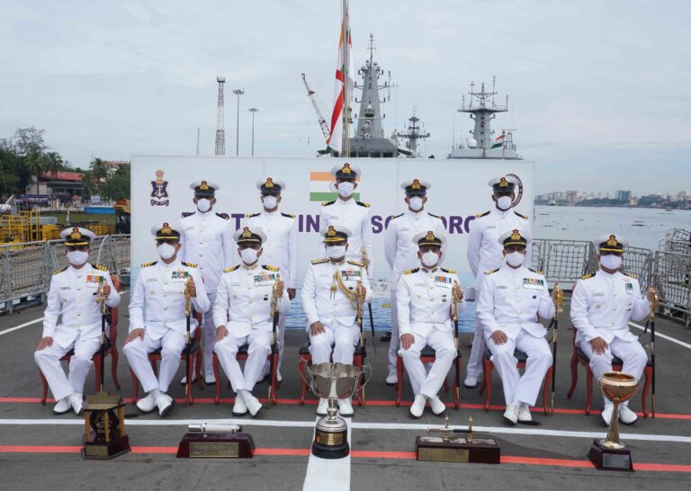 PASSING OUT OF OFFICER TRAINEES AT NAVAL BASE