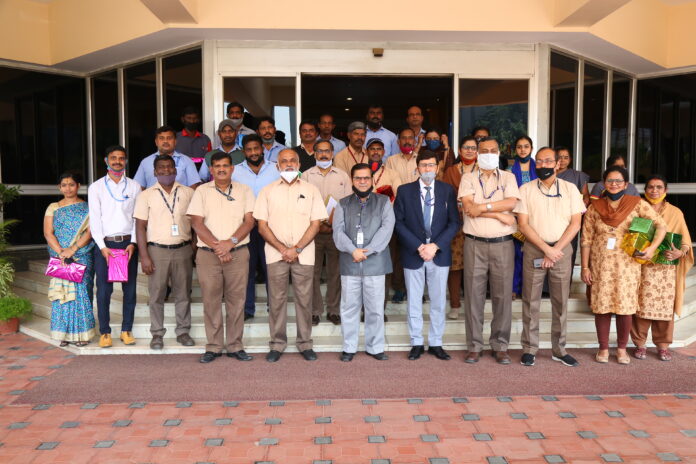 Winners of various compettions along with BEML Functional Directors