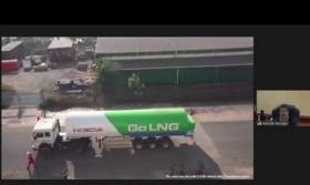 LNG truck-loading unit