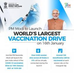 PM Launches pan India rollout of COVID-19