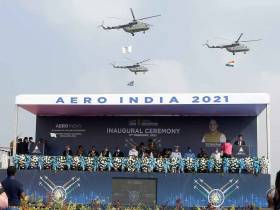 Air Marshal Harjit Singh Arora PVSM AVSM ADC, Vice Chief of the Air Staff, visited Air Force Station Yelahanka for participating in Aero India 20-21