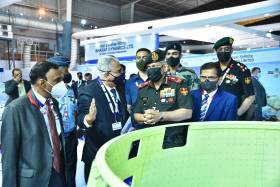CDS General Bipin Rawat Visited BEML Stall @ AERO INDIA 2021.