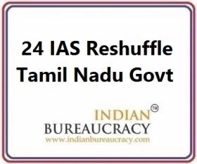 24 IAS Transfer in Tamil Nadu Govt