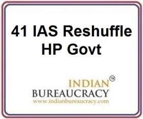 41 IAS Transfer in HP Govt